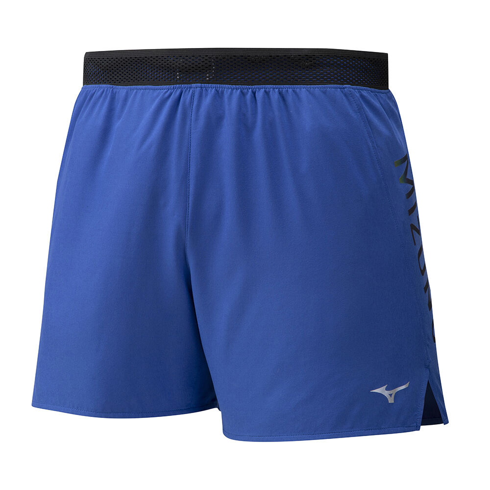 Panske Šortky Mizuno Aero 4.5 Bezecke Modre Vypredaj THEX97315